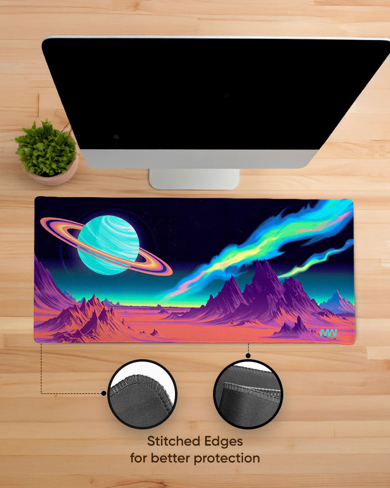 Nebula Nexus Cosmic Odyssey Desk Mat