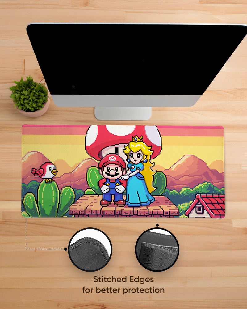 Mushroom Kingdom Deskmat