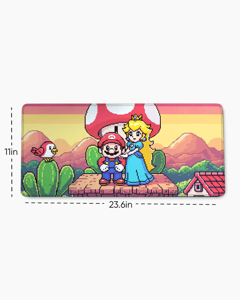 Mushroom Kingdom Deskmat