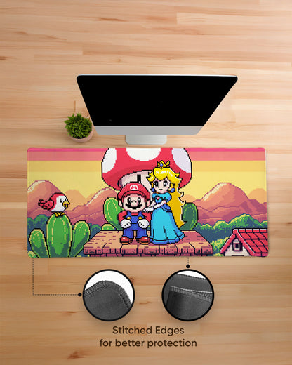 Mushroom Kingdom Deskmat