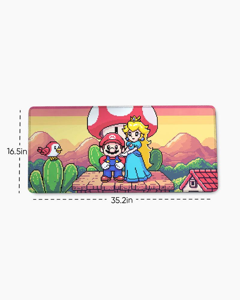 Mushroom Kingdom Deskmat