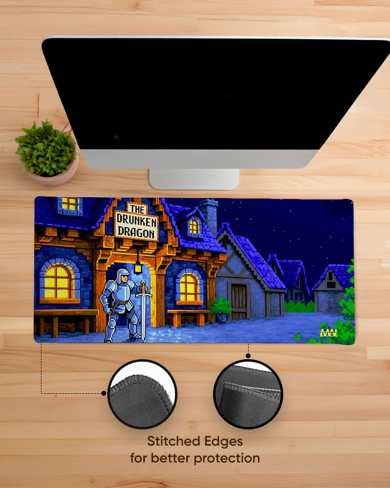 The Drunken Dragon Desk Mat