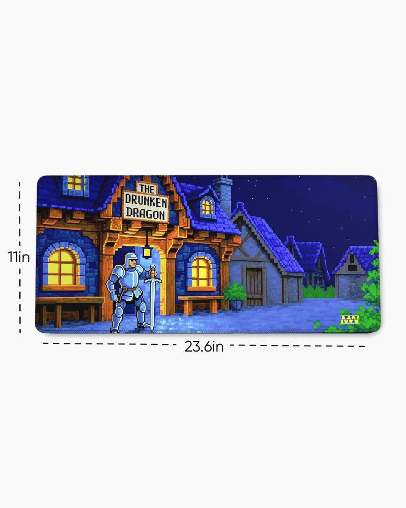 The Drunken Dragon Desk Mat