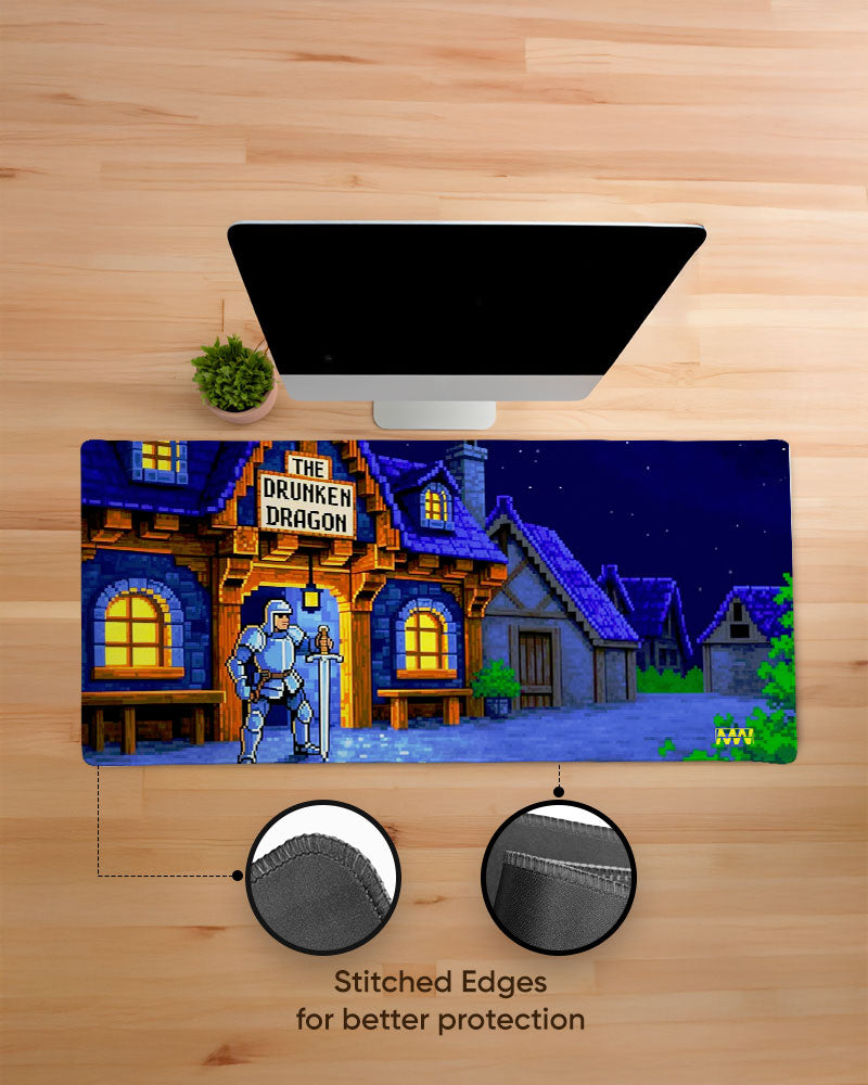 The Drunken Dragon Desk Mat