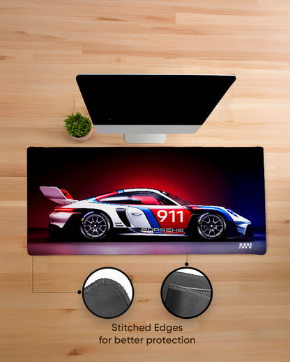 Redline Pursuit Desk Mat