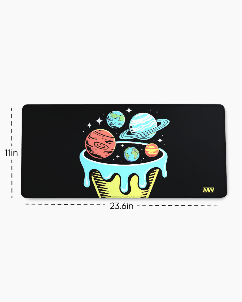 Starry Sundae Nebula Melt Desk Mat