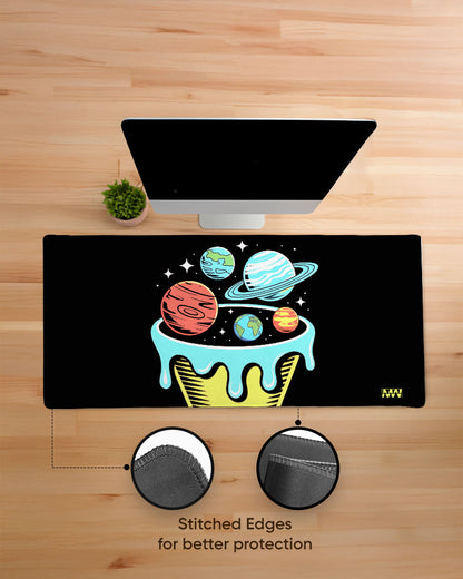 Starry Sundae Nebula Melt Desk Mat