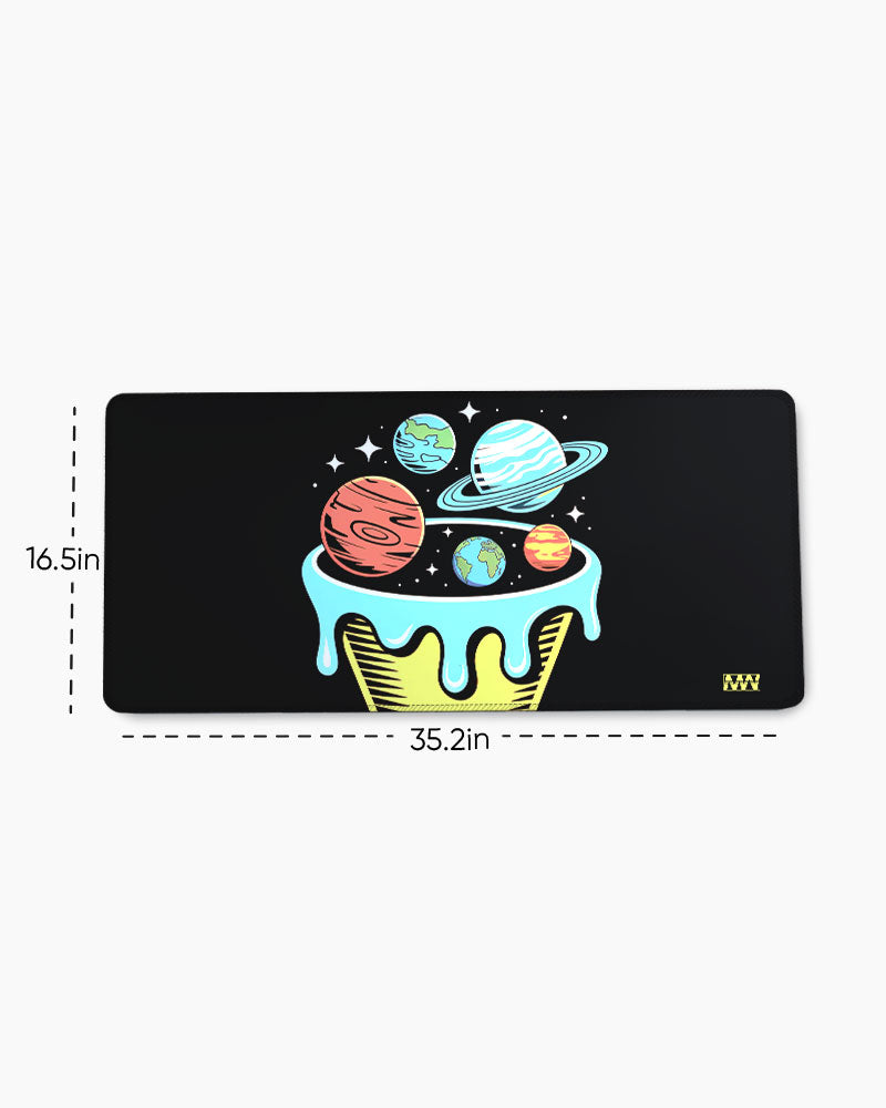 Starry Sundae Nebula Melt Desk Mat