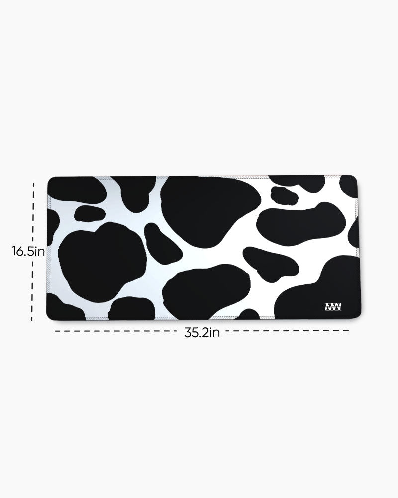 Cow Print Desk Mat