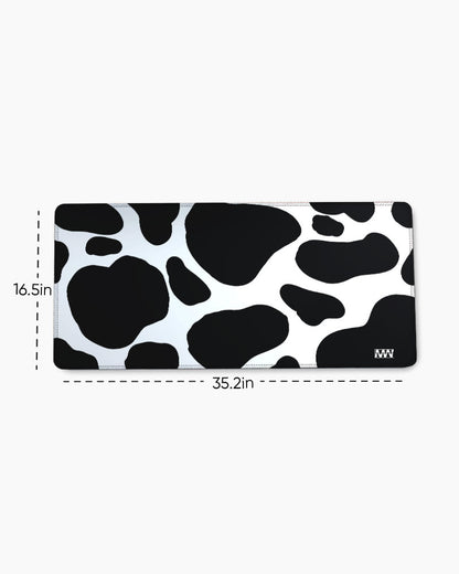Cow Print Desk Mat