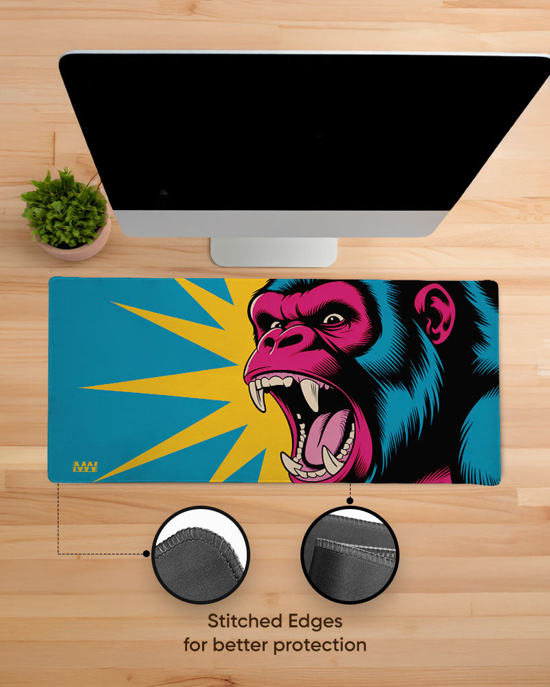 Fury Unleashed Neon Roar Deskmat