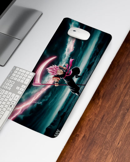 Dark Bloom Goku Black's Scythe Strike Deskmat