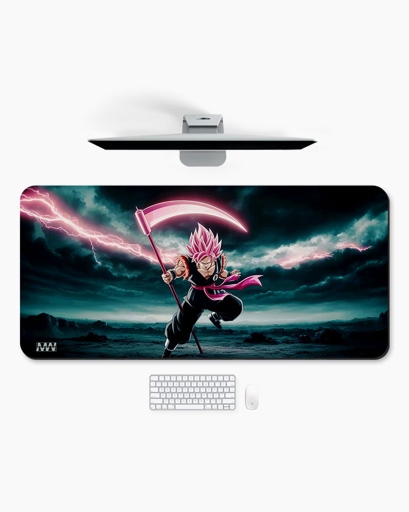 Dark Bloom Goku Black's Scythe Strike Deskmat