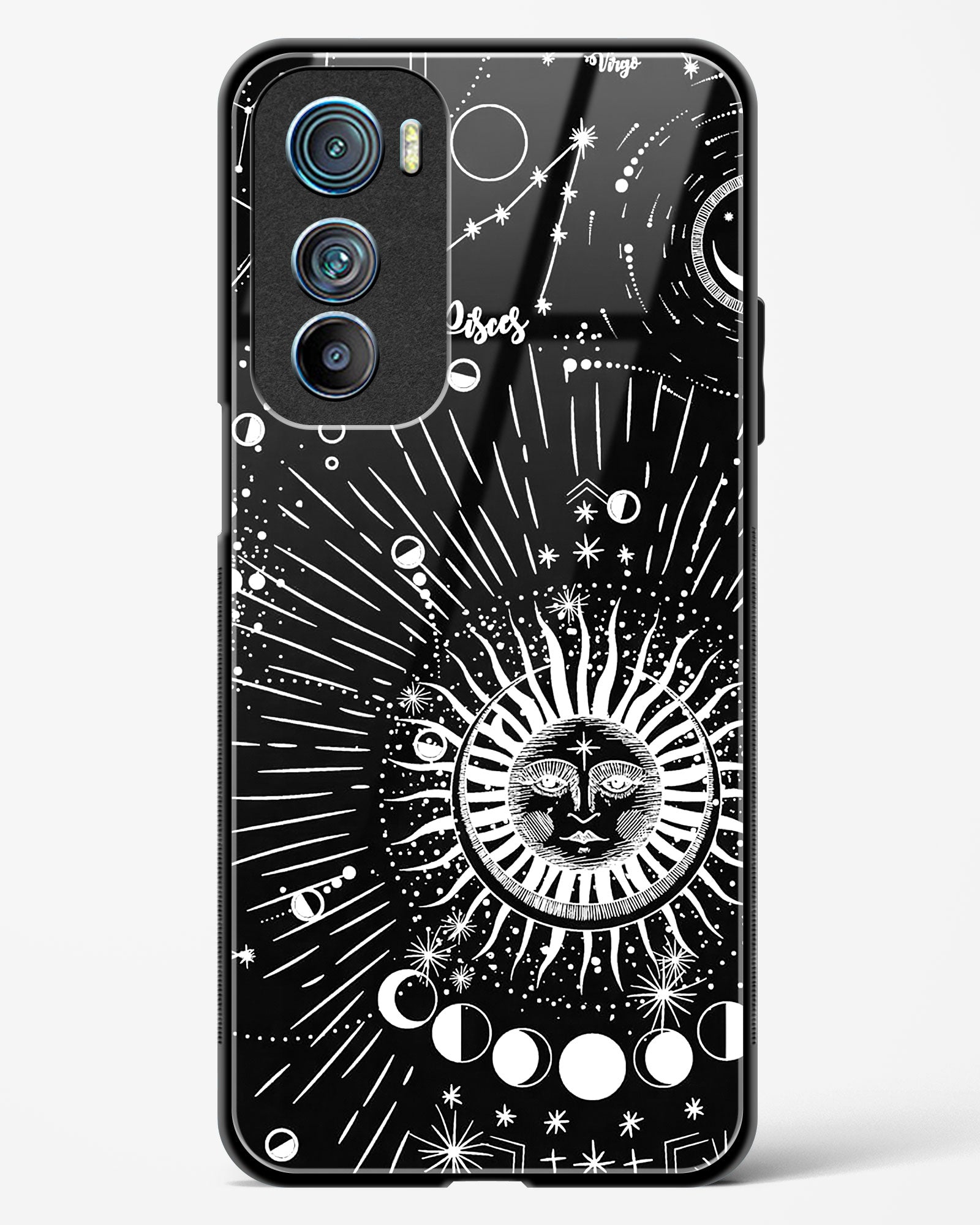 Dark Celestial Glass Phone Case-Motorola Edge 30