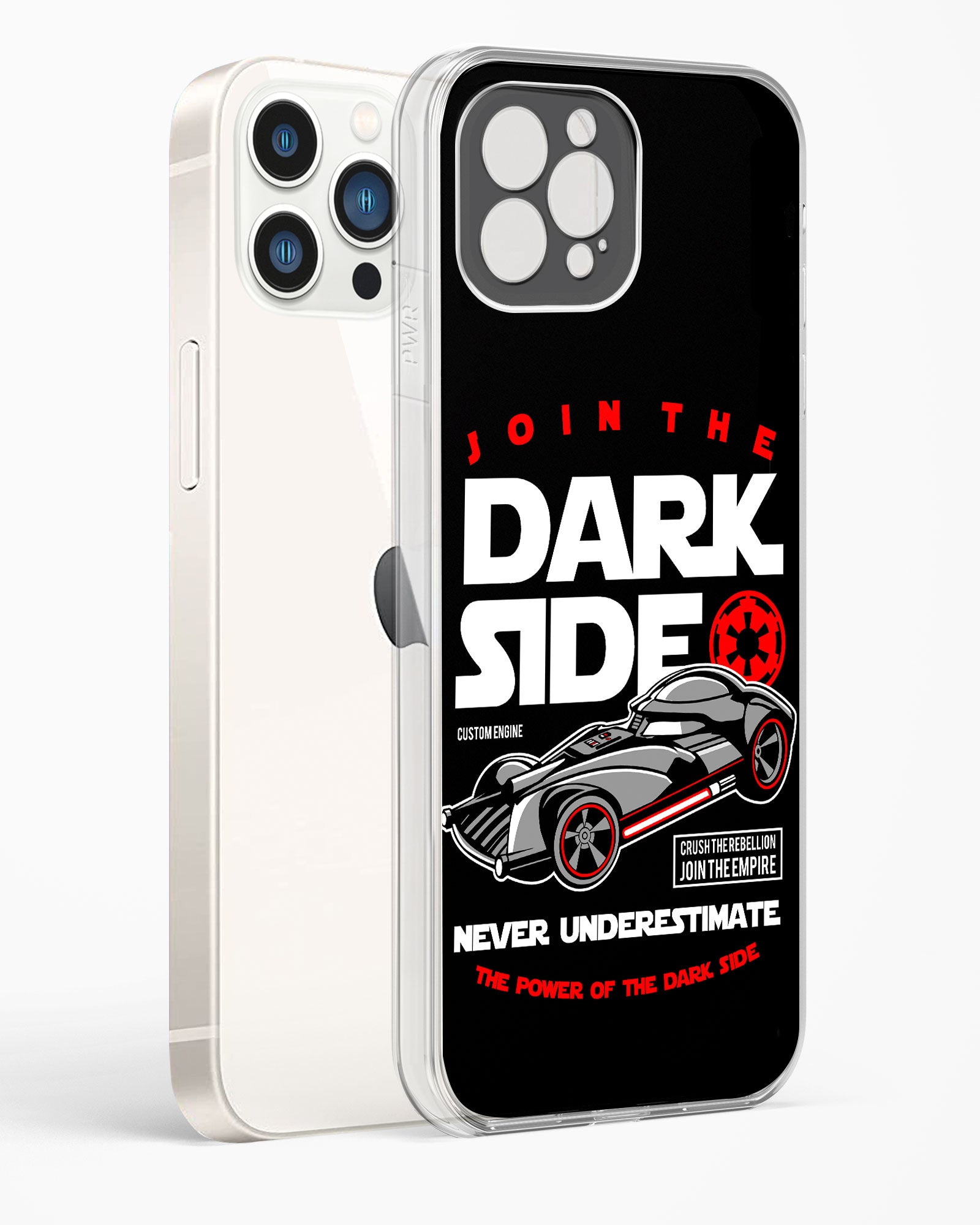 Dark Side Power Drive Clear Silicone Case