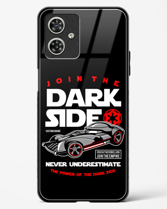 Dark Side Power Drive Glass Phone Case-Moto G54 5G