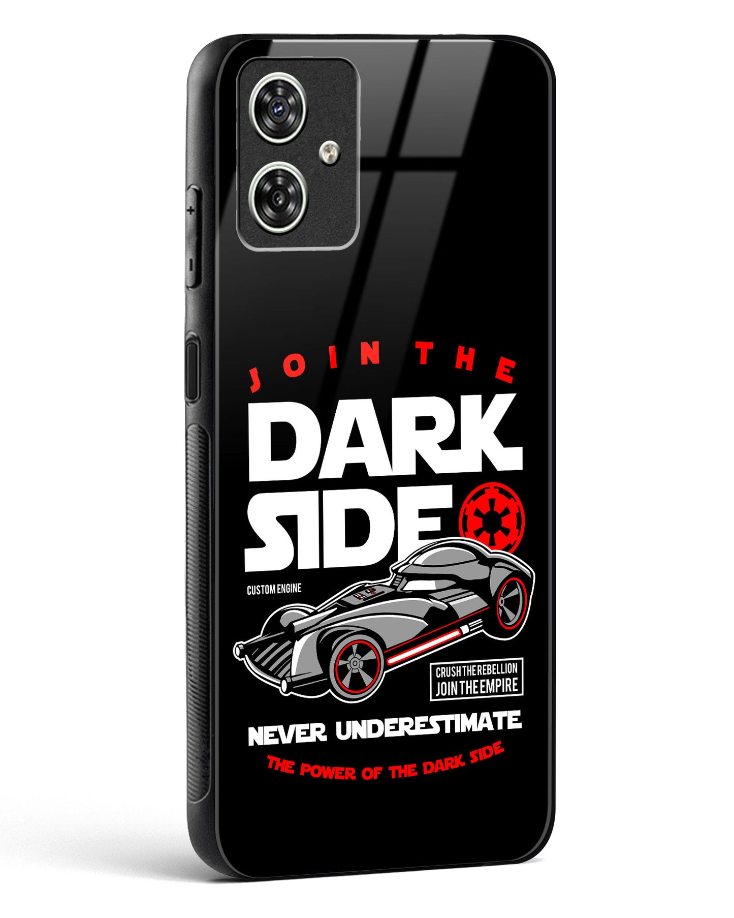 Dark Side Power Drive Glass Phone Case-Moto G54 5G
