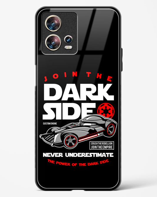 Dark Side Power Drive Glass Phone Case-Motorola Edge 30 Fusion