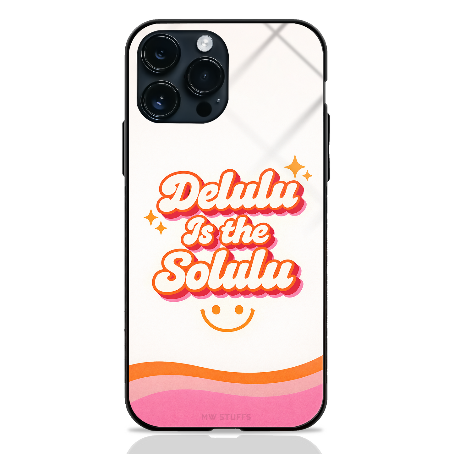 Delululu Era glass phone case
