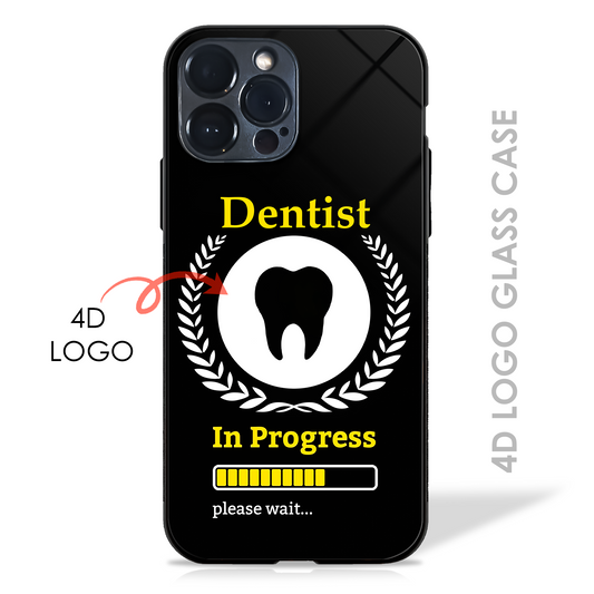 Dentist in Progress - 4D Logo Glass Case