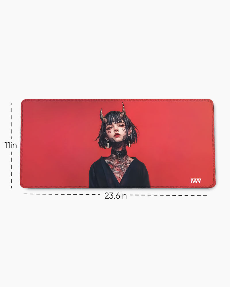 Devilish Elegance Deskmat