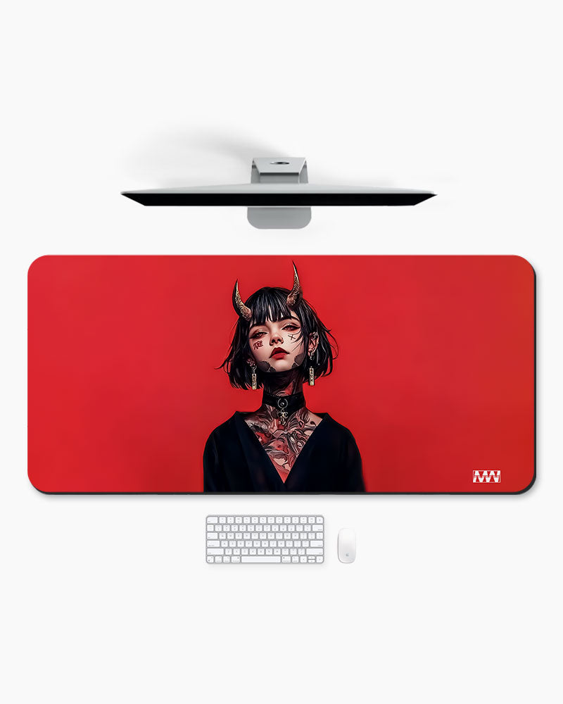 Devilish Elegance Deskmat