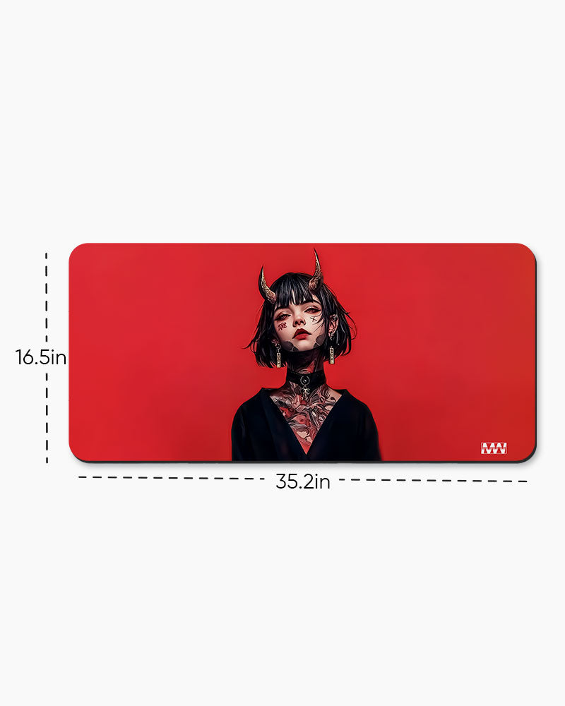 Devilish Elegance Deskmat