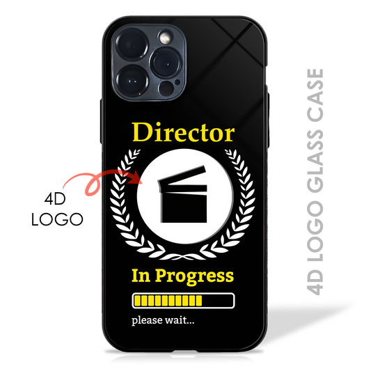 Director in Progress - 4D Logo Glass Case