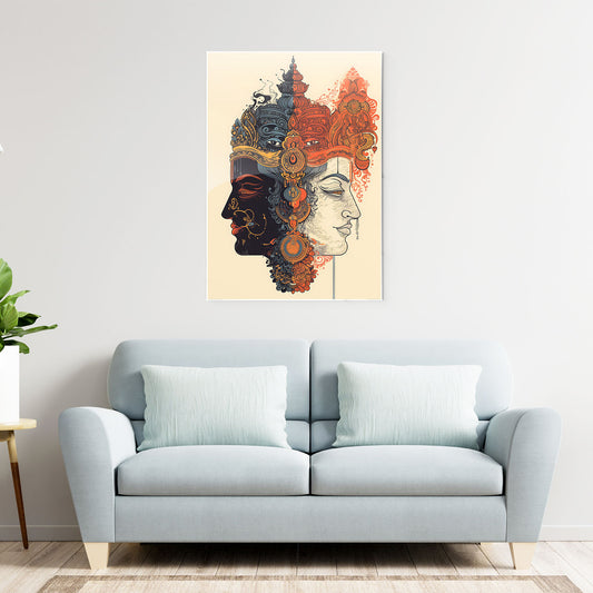 Divine Balance Art Metal-Poster