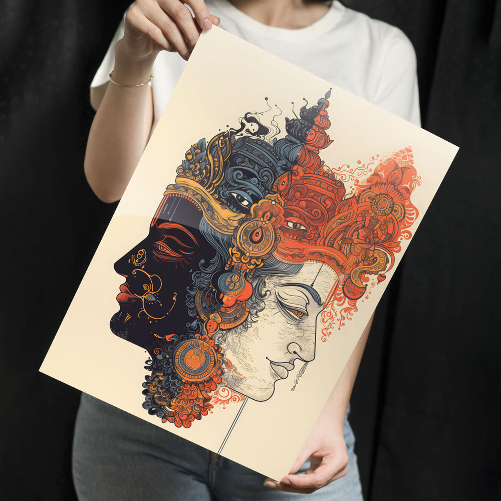 Divine Balance Art Metal-Poster