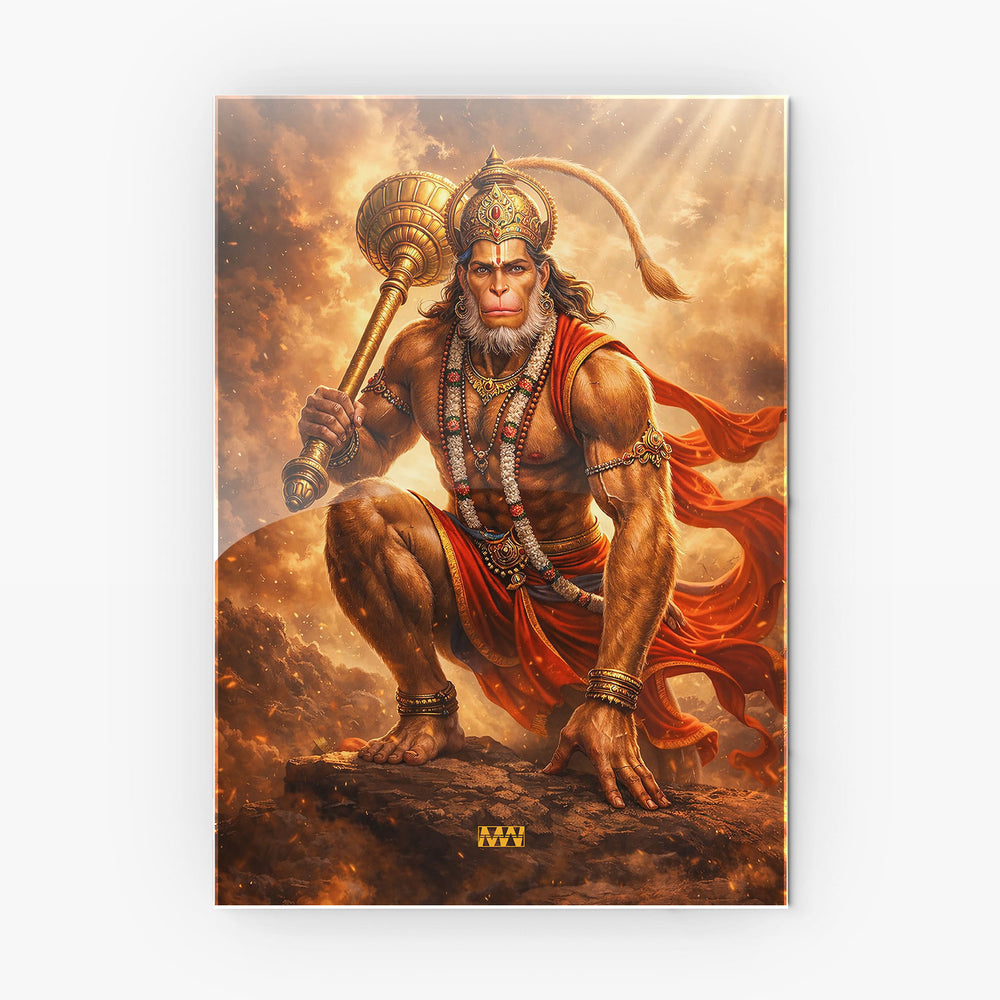Divine Hanuman Power Metal-Poster