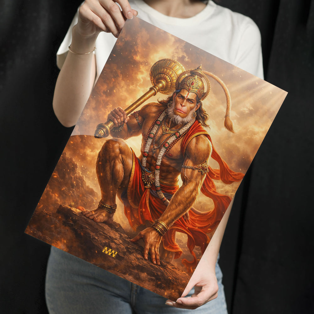 Divine Hanuman Power Metal-Poster