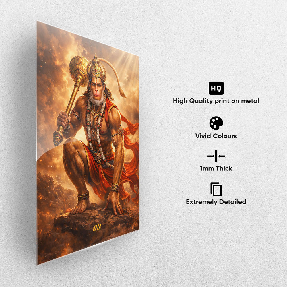 Divine Hanuman Power Metal-Poster