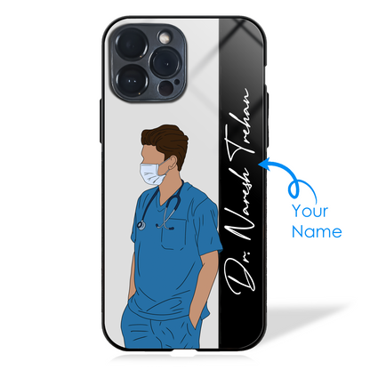 Dr. On Duty – Custom Name Medical Glass Case