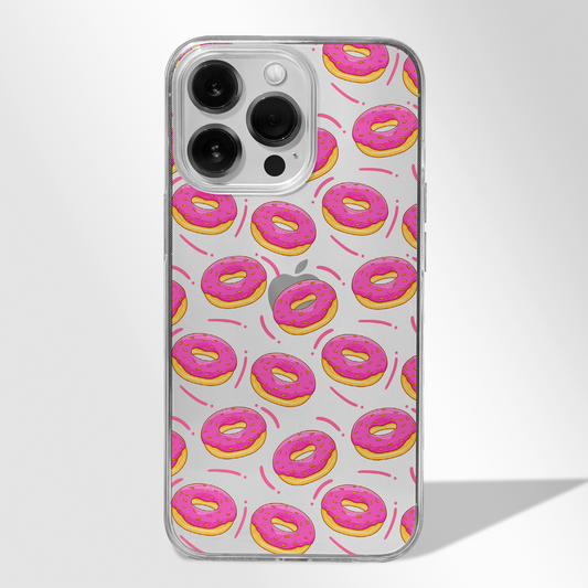 Donuts Doodle Foodie CLEAR CASE -  - MW Stuffs - 