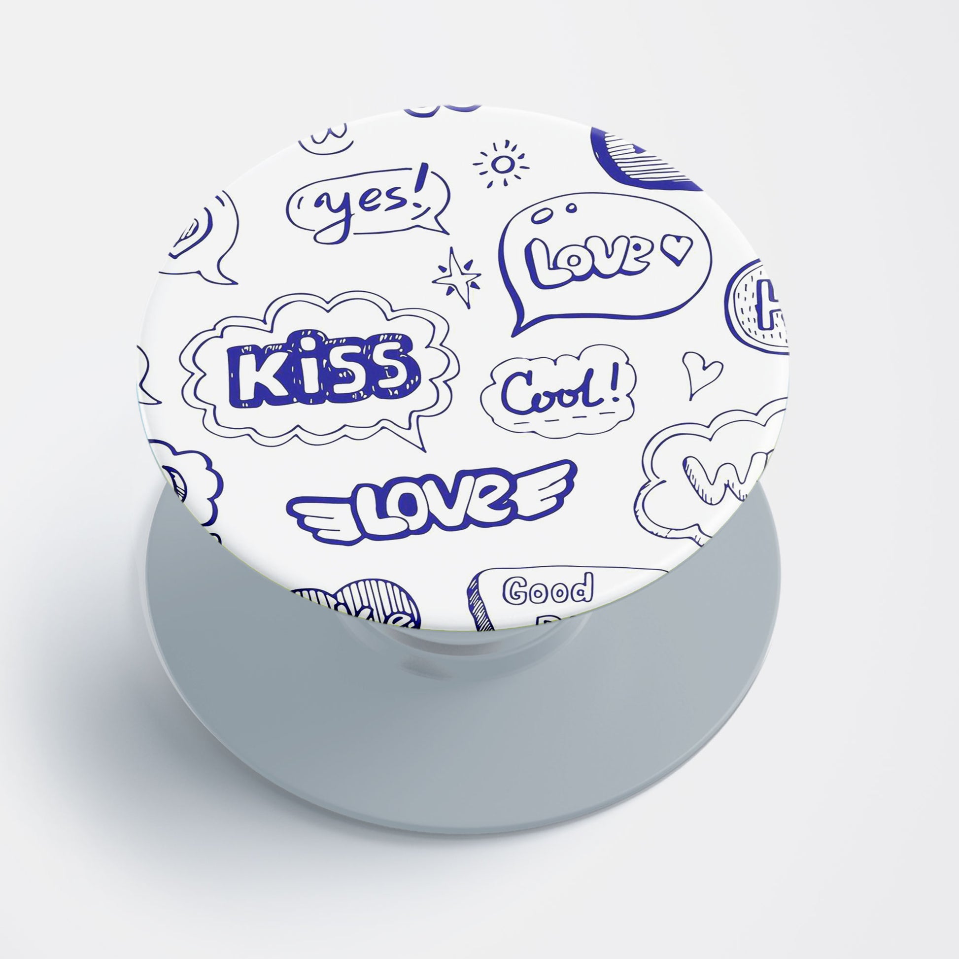 Doodle Love Flat Pop Holder