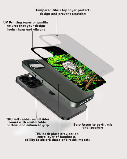Dope Skull Art GLASS CASE -  - MW Stuffs - 