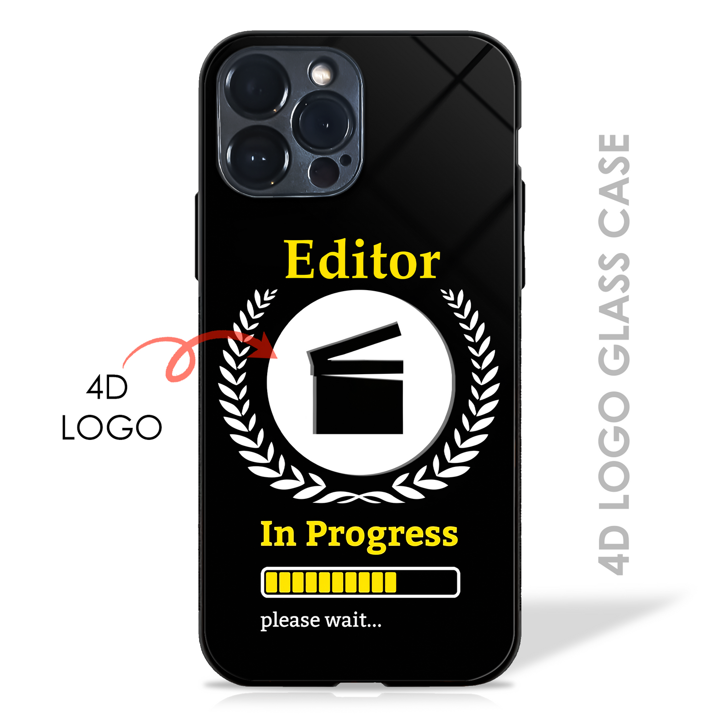 Editor in Progress - 4D Logo Glass Case
