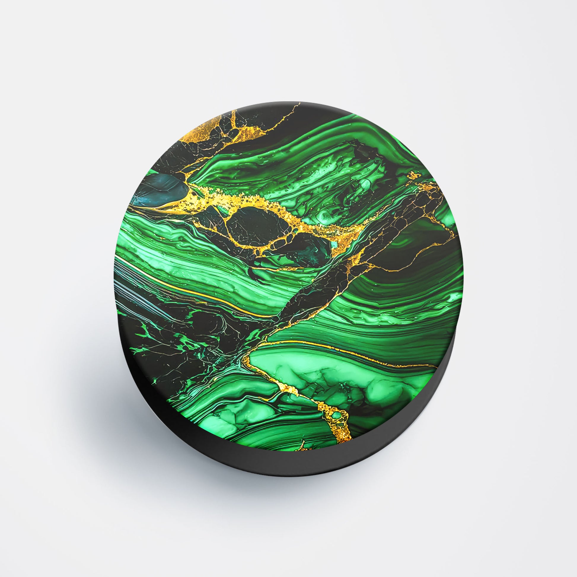 Emerald Gold Flat Pop Holder