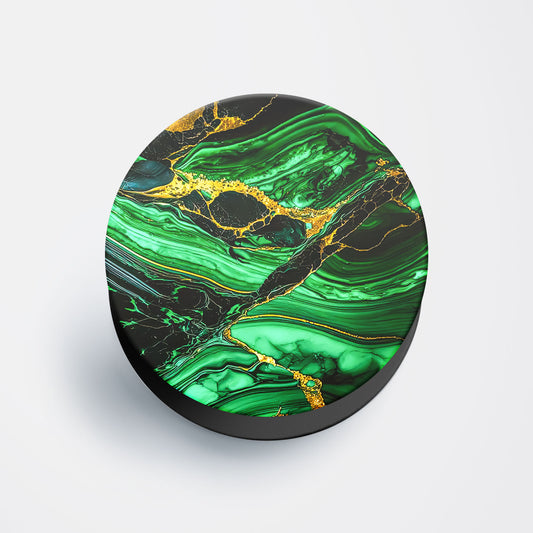 Emerald Gold Flat Pop Holder