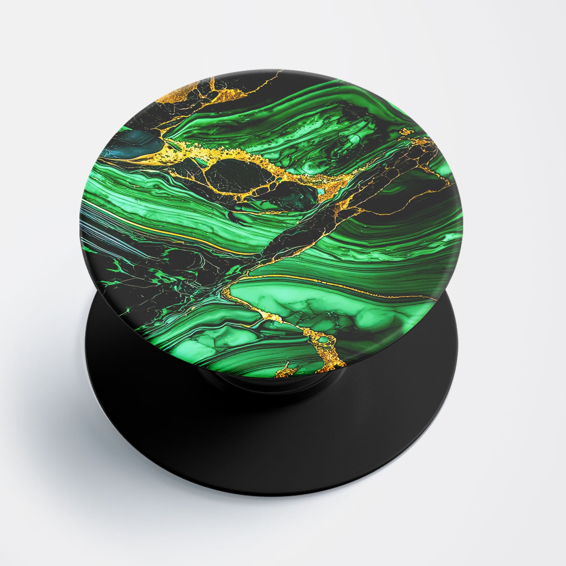 Emerald Gold Flat Pop Holder