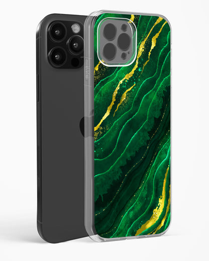 Emerald Marble Clear Silicone Case