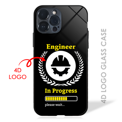 Your Dream Profession in Progress - 4D Logo Glass Case (20+ Professions)