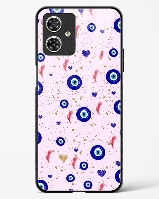 Evil Eye Amulet Glass Phone Case-Moto G54 5G