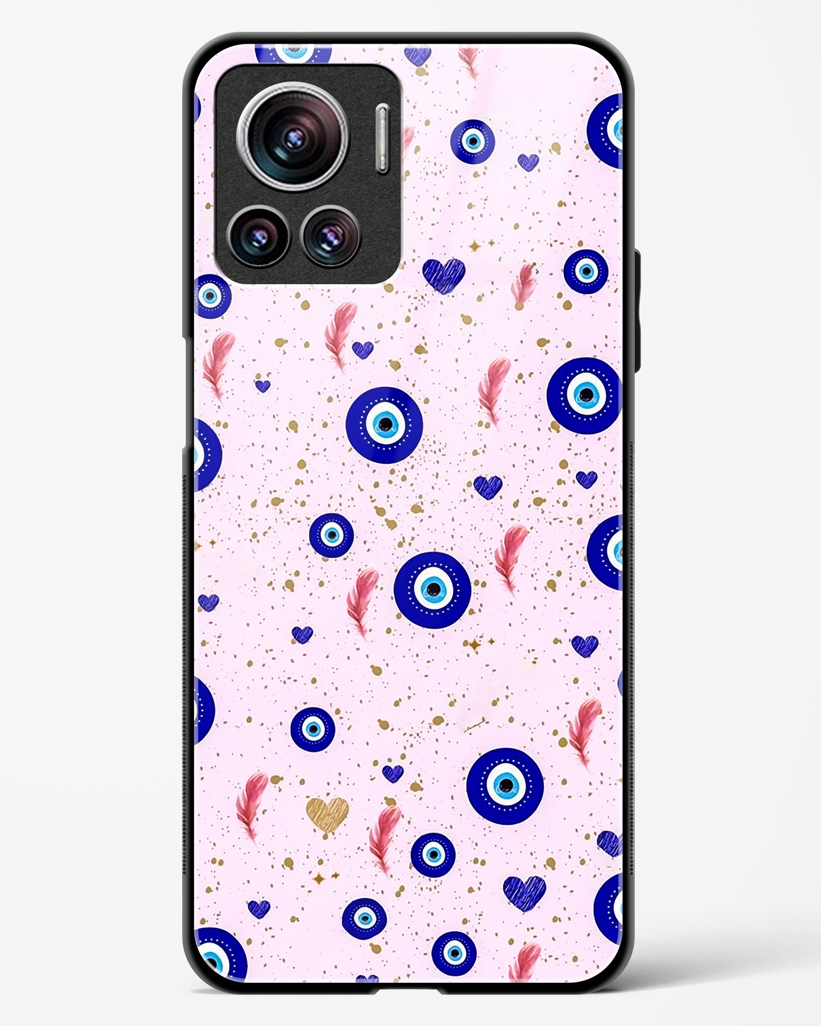 Evil Eye Amulet Glass Phone Case-Motorola Edge 30 Ultra