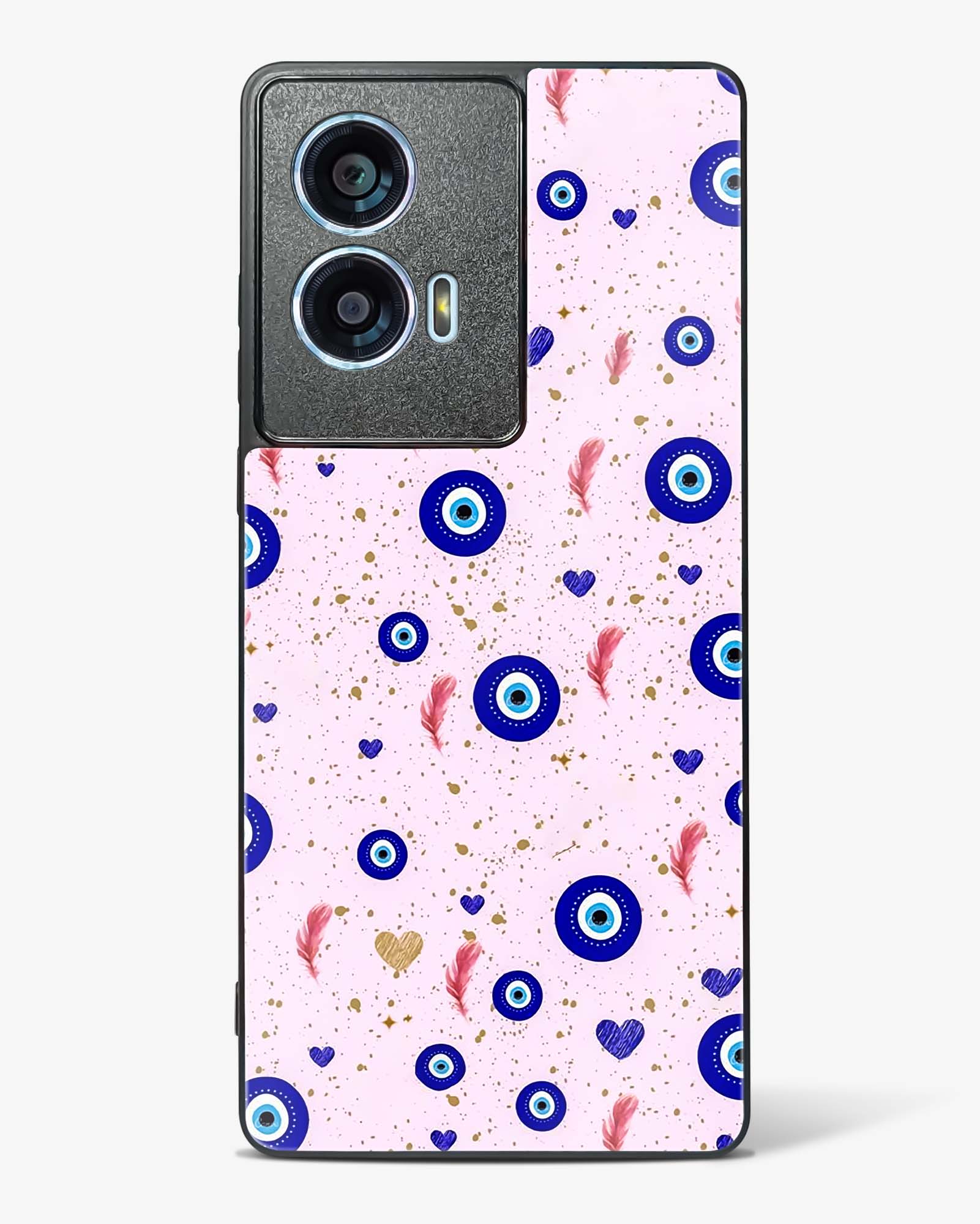 Evil Eye Amulet Glass Phone Case-Motorola Edge 50 Fusion