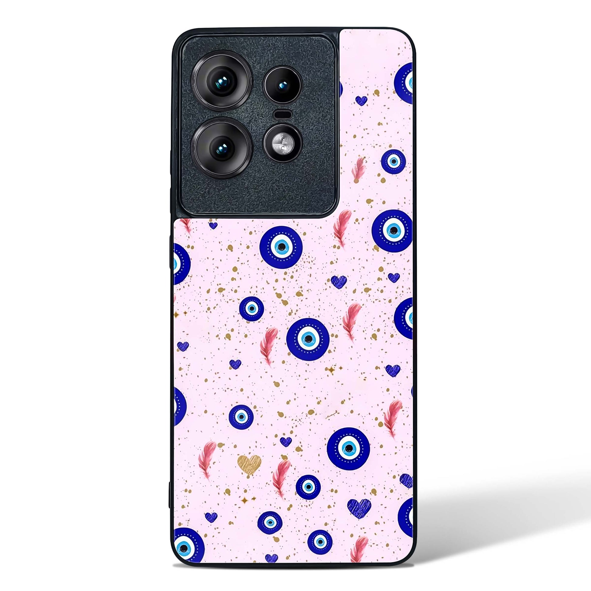 Evil Eye Amulet Glass Phone Case-Motorola Edge 50 Pro