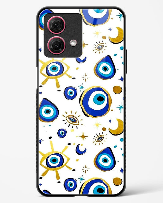 Evil Eye Nazar Protection Glass Phone Case-Moto G84 5G