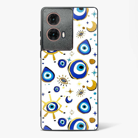 Evil Eye Nazar Protection Glass Phone Case-Moto G85 5G