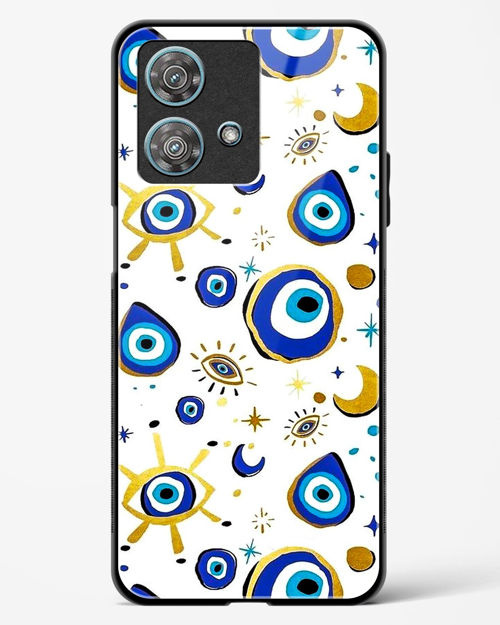 Evil Eye Nazar Protection Glass Phone Case-Motorola Edge 40 Neo